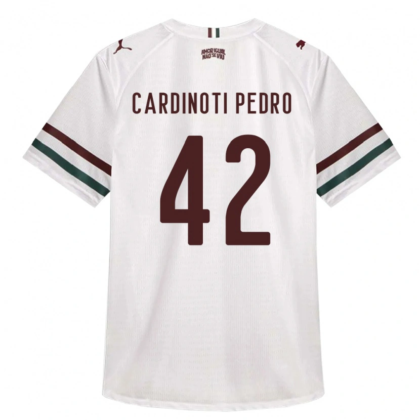 Danxen Heren Jhonny Cardinoti Pedro #42 Wit Groen Bordeaux Rood Uitshirt Uittenue 2026/27 T-Shirt België