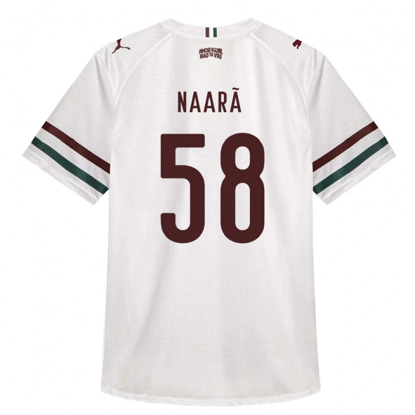 Danxen Heren Naarã Lucas Teixeira Ferreira Dos Santos #58 Wit Groen Bordeaux Rood Uitshirt Uittenue 2026/27 T-Shirt België