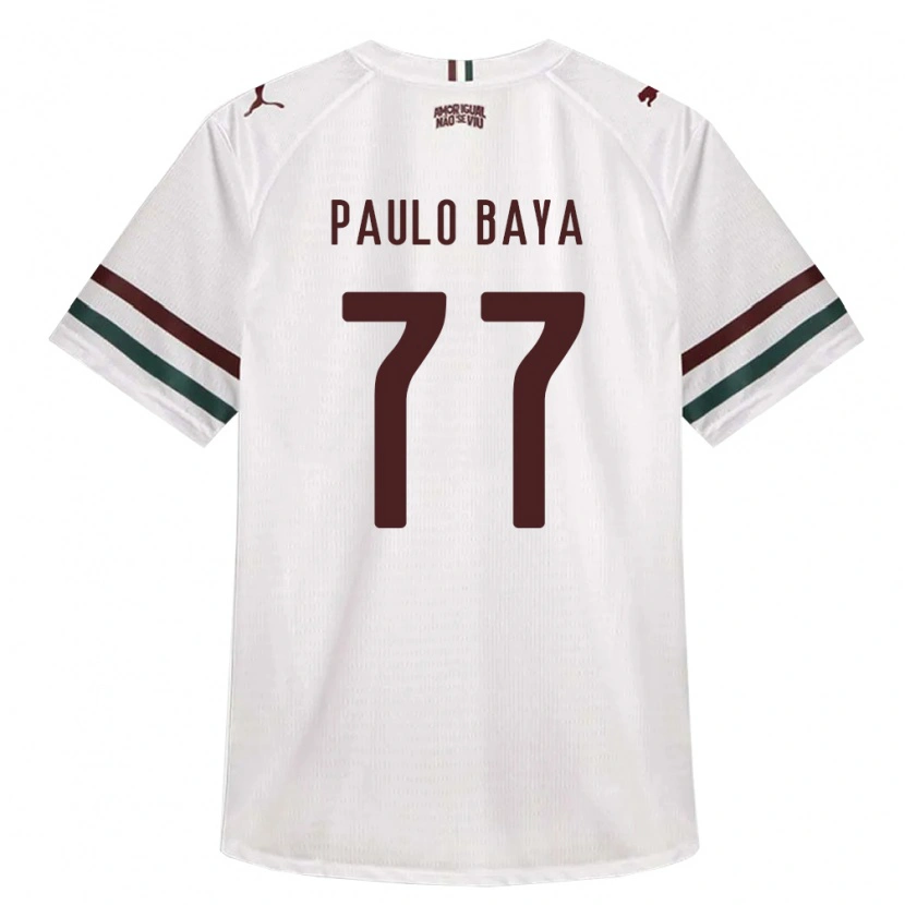 Danxen Heren Paulo Baya #77 Wit Groen Bordeaux Rood Uitshirt Uittenue 2026/27 T-Shirt België