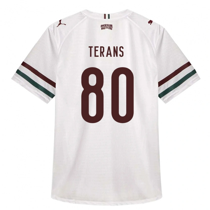 Danxen Heren David Terans #80 Wit Groen Bordeaux Rood Uitshirt Uittenue 2026/27 T-Shirt België