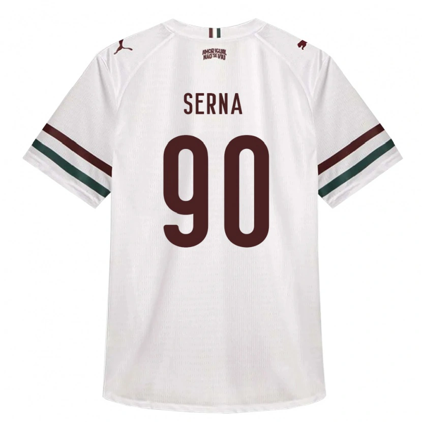 Danxen Heren Kevin Serna #90 Wit Groen Bordeaux Rood Uitshirt Uittenue 2026/27 T-Shirt België
