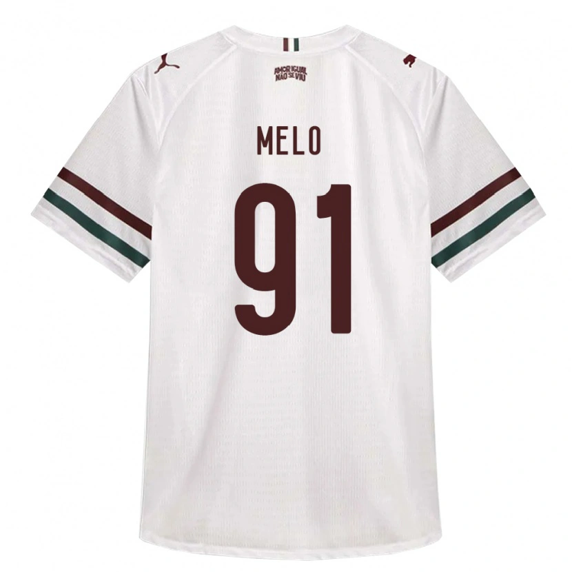 Danxen Heren Davi Melo #91 Wit Groen Bordeaux Rood Uitshirt Uittenue 2026/27 T-Shirt België
