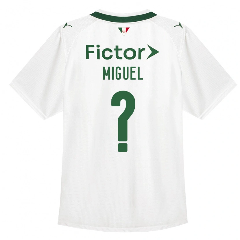 Danxen Heren Carlos Miguel #0 Groen Wit Uitshirt Uittenue 2026/27 T-Shirt België