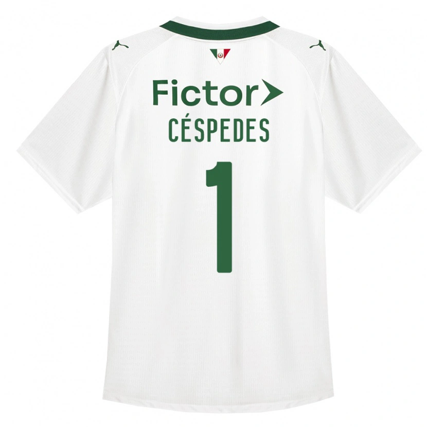 Danxen Heren Antonio Céspedes #1 Groen Wit Uitshirt Uittenue 2026/27 T-Shirt België