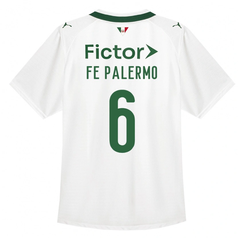 Danxen Heren Fe Palermo #6 Groen Wit Uitshirt Uittenue 2026/27 T-Shirt België