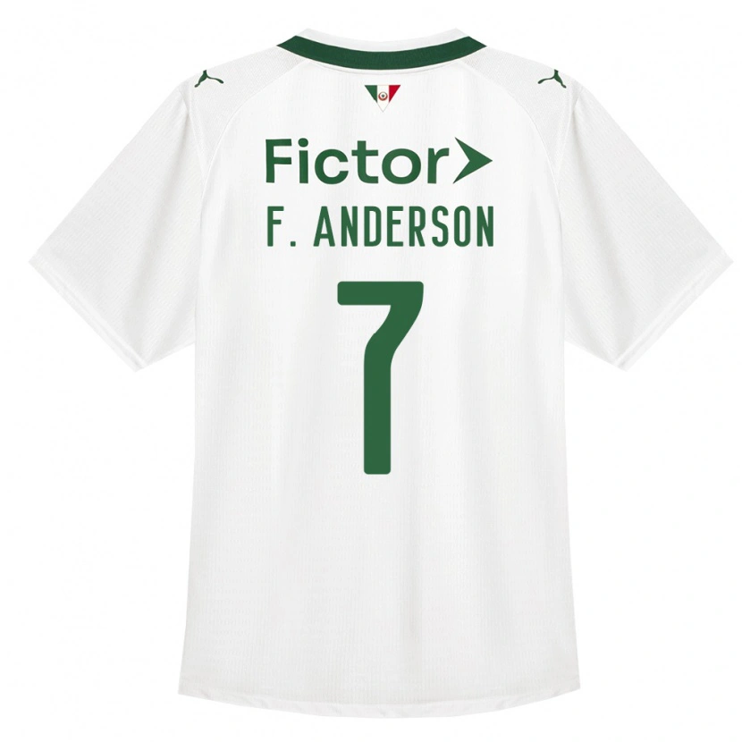Danxen Heren Felipe Anderson #7 Groen Wit Uitshirt Uittenue 2026/27 T-Shirt België