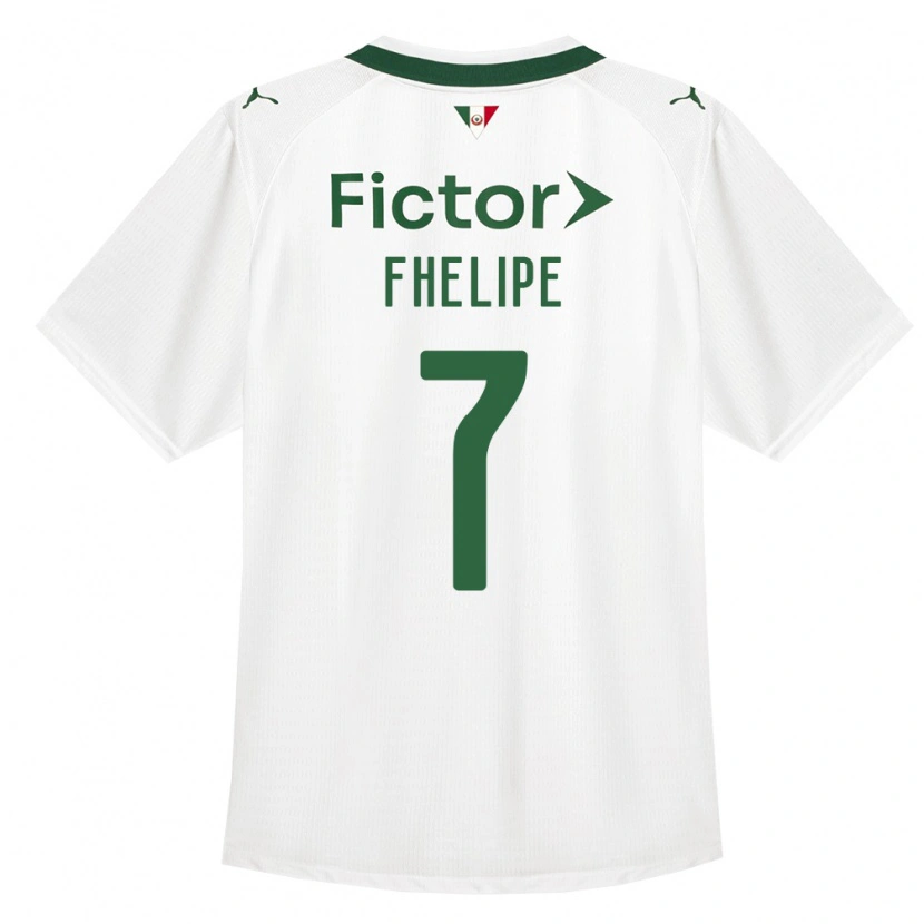 Danxen Heren Luis Fhelipe #7 Groen Wit Uitshirt Uittenue 2026/27 T-Shirt België