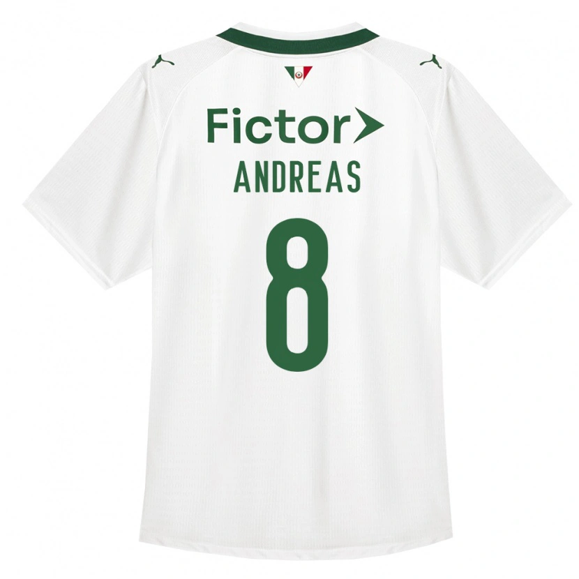 Danxen Heren Andreas Pereira #8 Groen Wit Uitshirt Uittenue 2026/27 T-Shirt België