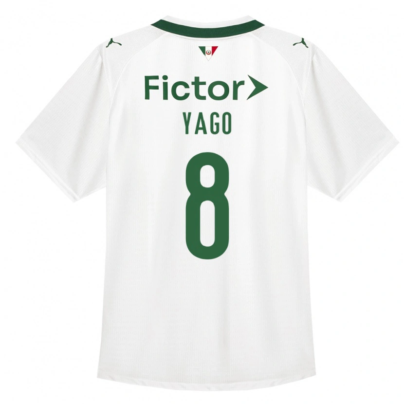 Danxen Heren Ruan Yago #8 Groen Wit Uitshirt Uittenue 2026/27 T-Shirt België