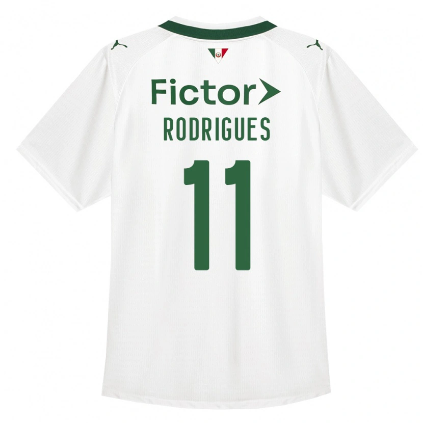 Danxen Heren Bruno Rodrigues #11 Groen Wit Uitshirt Uittenue 2026/27 T-Shirt België