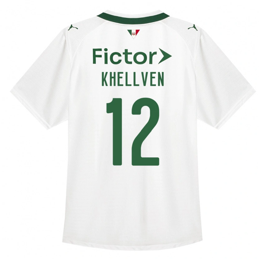 Danxen Heren Khellven Douglas Silva Oliveira #12 Groen Wit Uitshirt Uittenue 2026/27 T-Shirt België