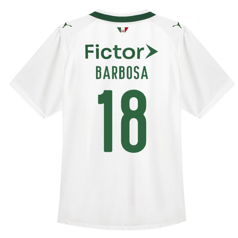 Danxen Heren Danilo Barbosa #18 Groen Wit Uitshirt Uittenue 2026/27 T-Shirt België