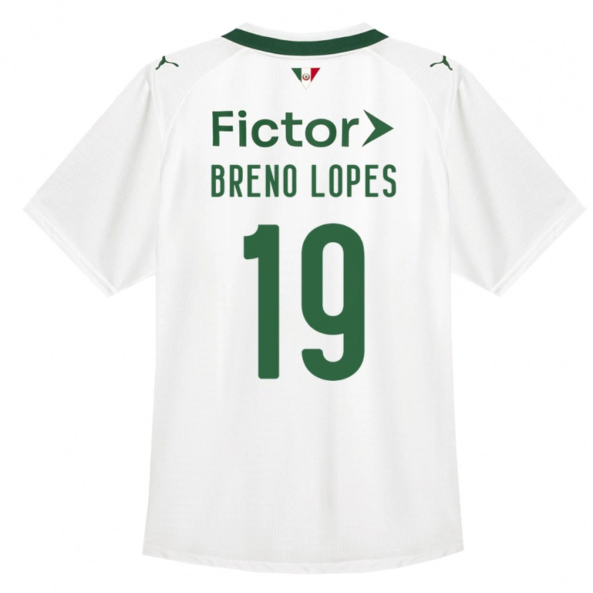 Danxen Heren Breno Lopes #19 Groen Wit Uitshirt Uittenue 2026/27 T-Shirt België