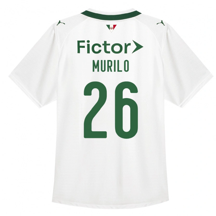 Danxen Heren Murilo Cerqueira Paim #26 Groen Wit Uitshirt Uittenue 2026/27 T-Shirt België