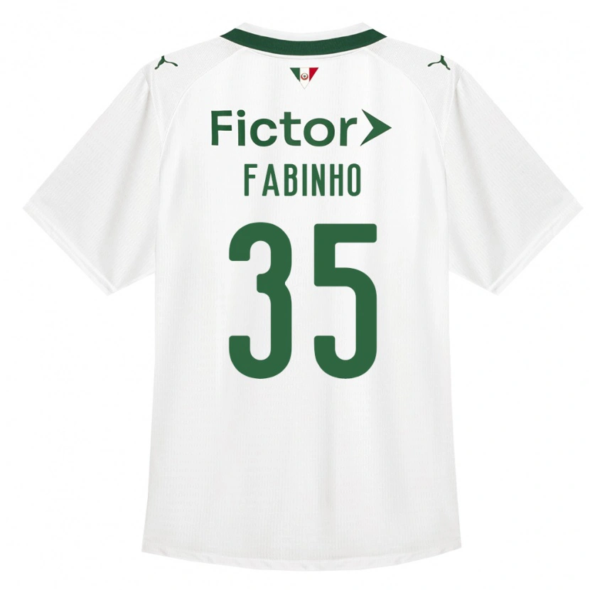 Danxen Heren Fabinho #35 Groen Wit Uitshirt Uittenue 2026/27 T-Shirt België