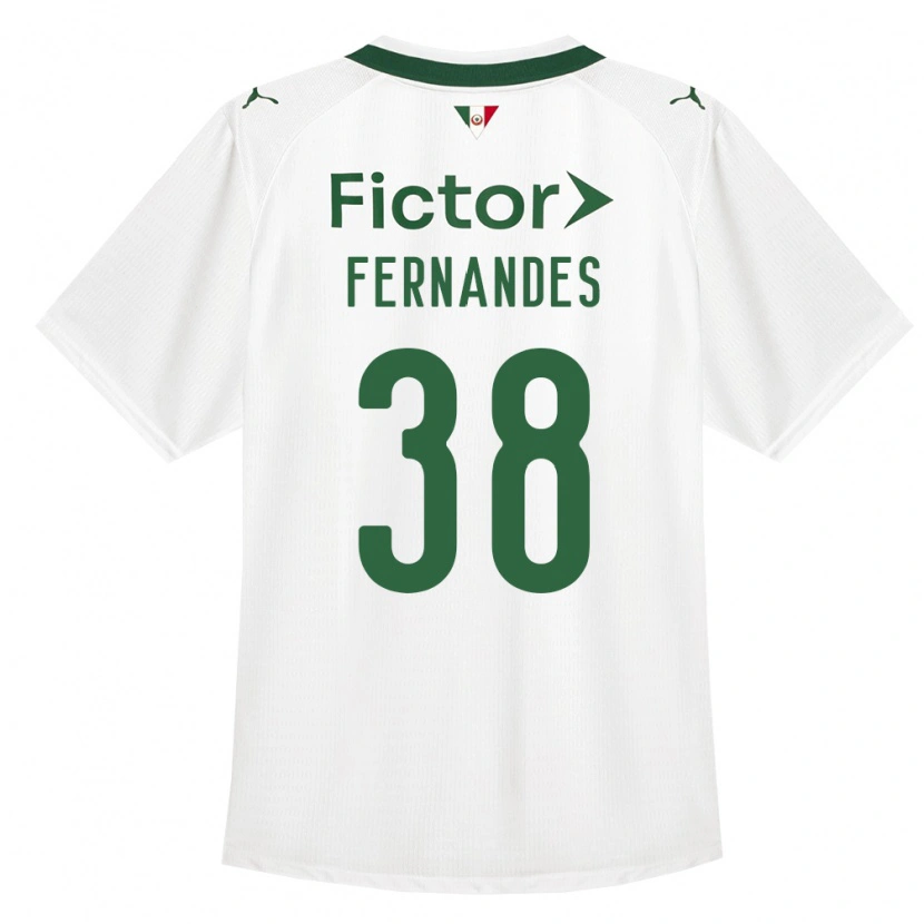 Danxen Heren Matheus Fernandes #38 Groen Wit Uitshirt Uittenue 2026/27 T-Shirt België