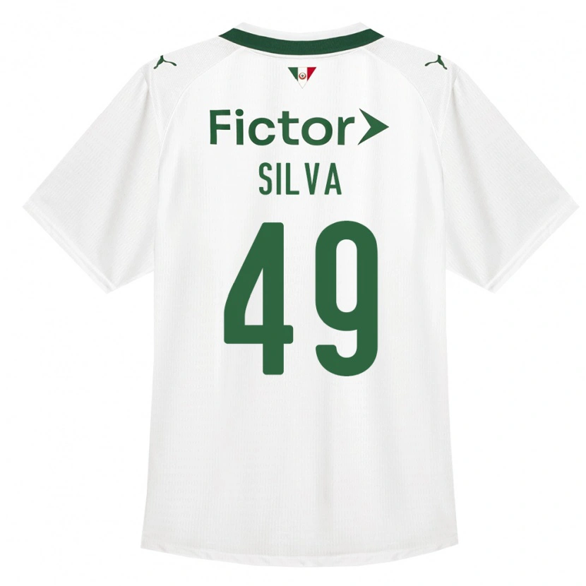 Danxen Heren Gabriel Silva #49 Groen Wit Uitshirt Uittenue 2026/27 T-Shirt België