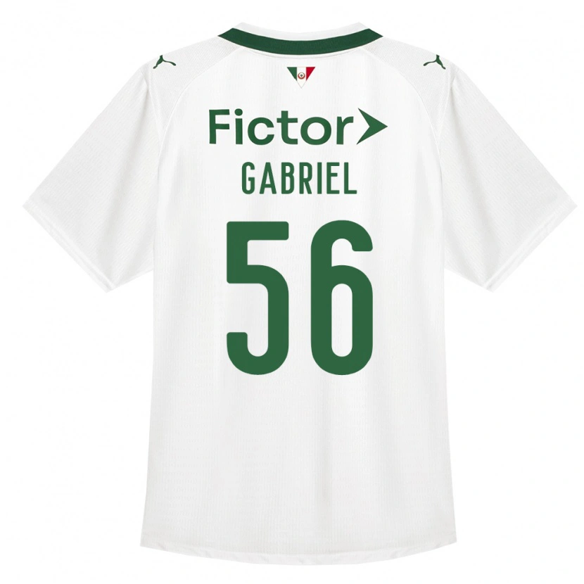 Danxen Heren Arthur Gabriel #56 Groen Wit Uitshirt Uittenue 2026/27 T-Shirt België