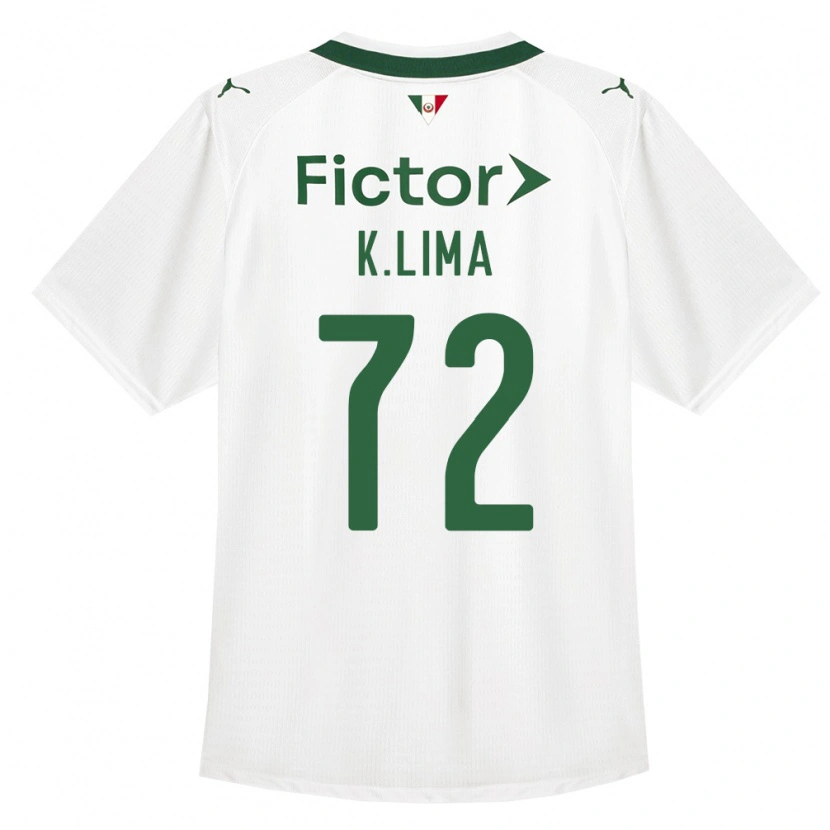 Danxen Heren Kauan Lima #72 Groen Wit Uitshirt Uittenue 2026/27 T-Shirt België