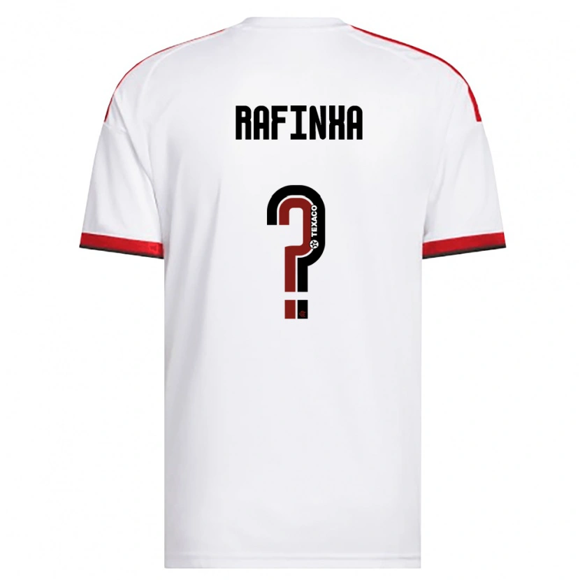 Danxen Heren Rafael Henrique Tomaz Da Silva #0 Wit Rood Zwart Uitshirt Uittenue 2026/27 T-Shirt België