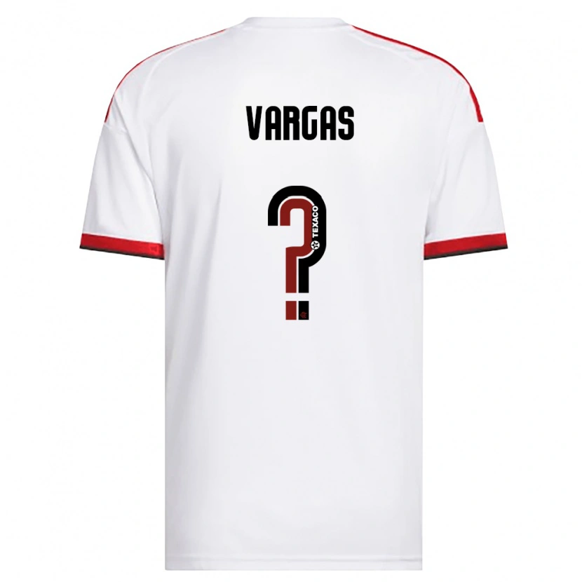 Danxen Heren Rafael Vargas #0 Wit Rood Zwart Uitshirt Uittenue 2026/27 T-Shirt België