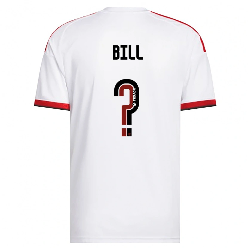 Danxen Heren Bill #0 Wit Rood Zwart Uitshirt Uittenue 2026/27 T-Shirt België