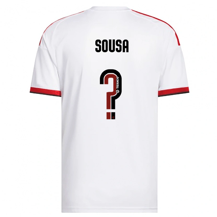 Danxen Heren Guilherme Sousa #0 Wit Rood Zwart Uitshirt Uittenue 2026/27 T-Shirt België