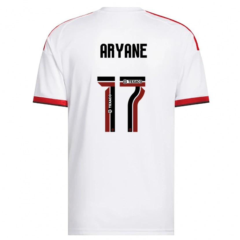 Danxen Heren Aryane #17 Wit Rood Zwart Uitshirt Uittenue 2026/27 T-Shirt België