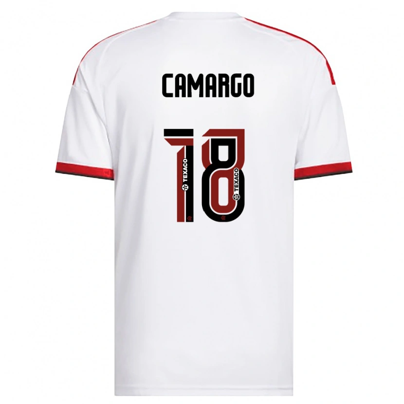Danxen Heren João Camargo #18 Wit Rood Zwart Uitshirt Uittenue 2026/27 T-Shirt België
