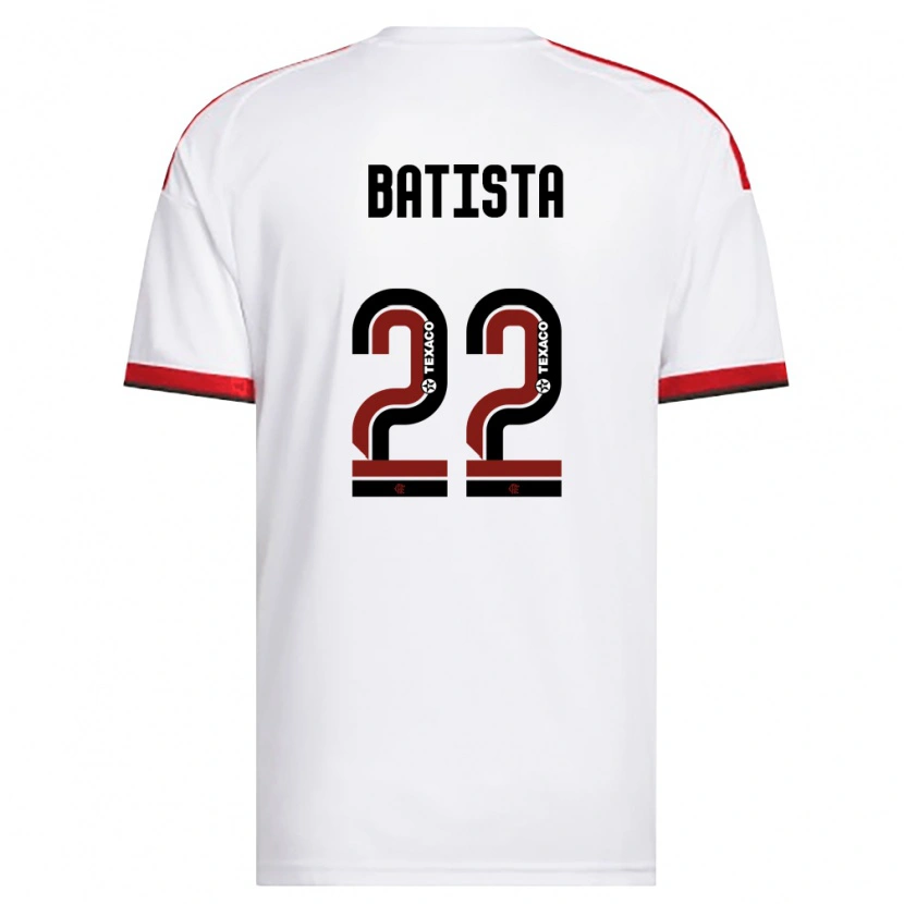 Danxen Heren Gabriel Batista #22 Wit Rood Zwart Uitshirt Uittenue 2026/27 T-Shirt België