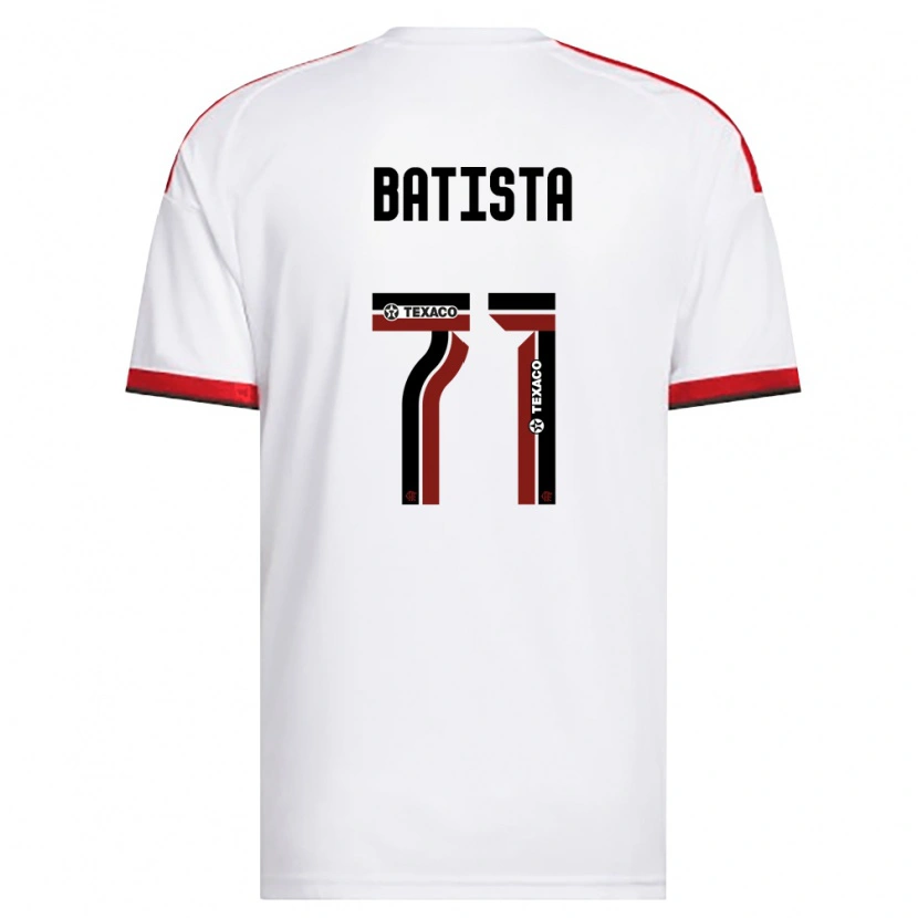 Danxen Heren Pedro Batista #71 Wit Rood Zwart Uitshirt Uittenue 2026/27 T-Shirt België