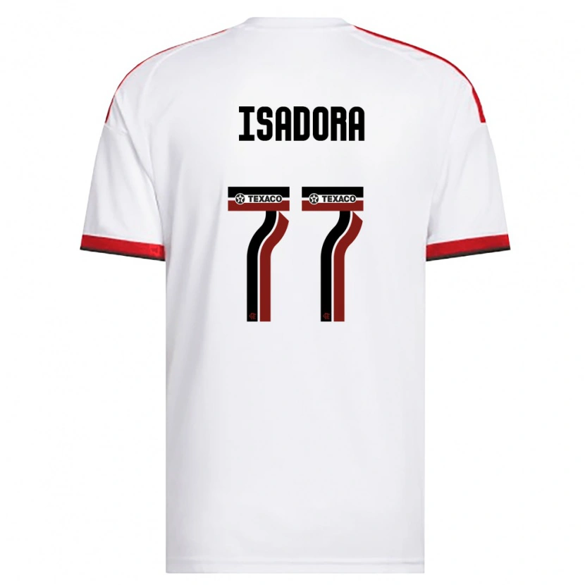 Danxen Heren Isadora #77 Wit Rood Zwart Uitshirt Uittenue 2026/27 T-Shirt België