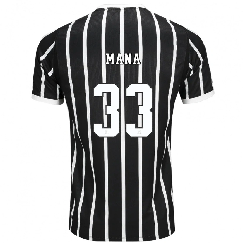 Danxen Heren Léo Mana #33 Zwart Wit Rood Uitshirt Uittenue 2026/27 T-Shirt België