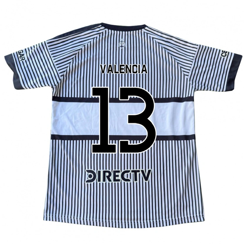 Danxen Heren Enner Valencia #13 Wit Zwart Geel Uitshirt Uittenue 2026/27 T-Shirt België