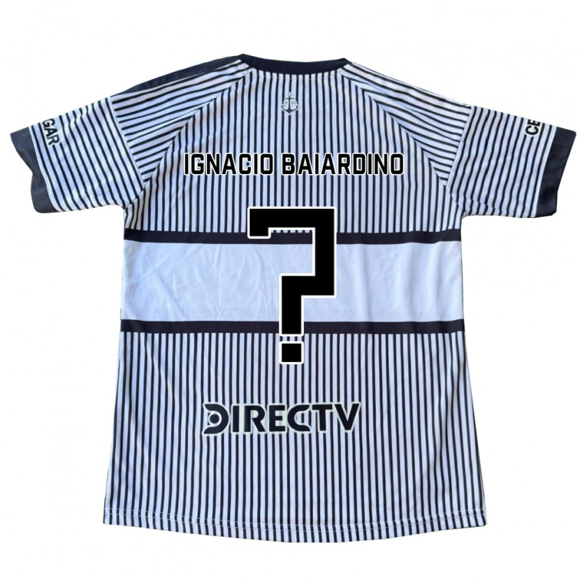 Danxen Heren Juan Ignacio Baiardino #0 Wit Zwart Geel Uitshirt Uittenue 2026/27 T-Shirt België