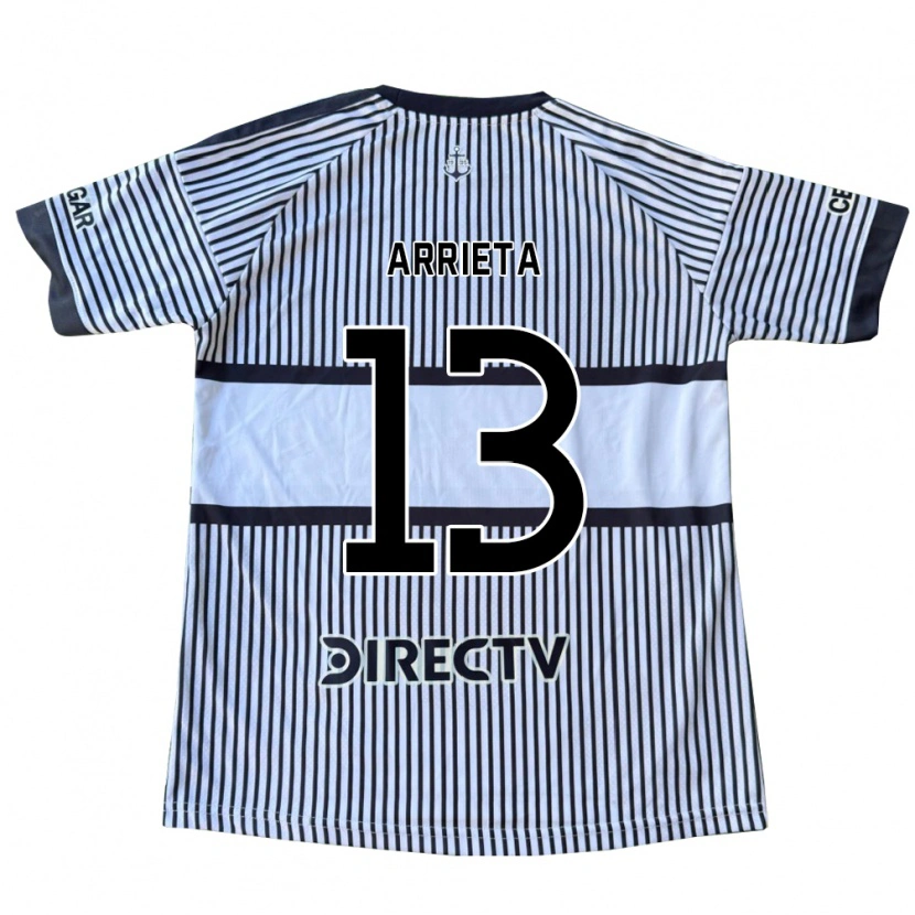Danxen Heren Thomas Arrieta #13 Wit Zwart Geel Uitshirt Uittenue 2026/27 T-Shirt België