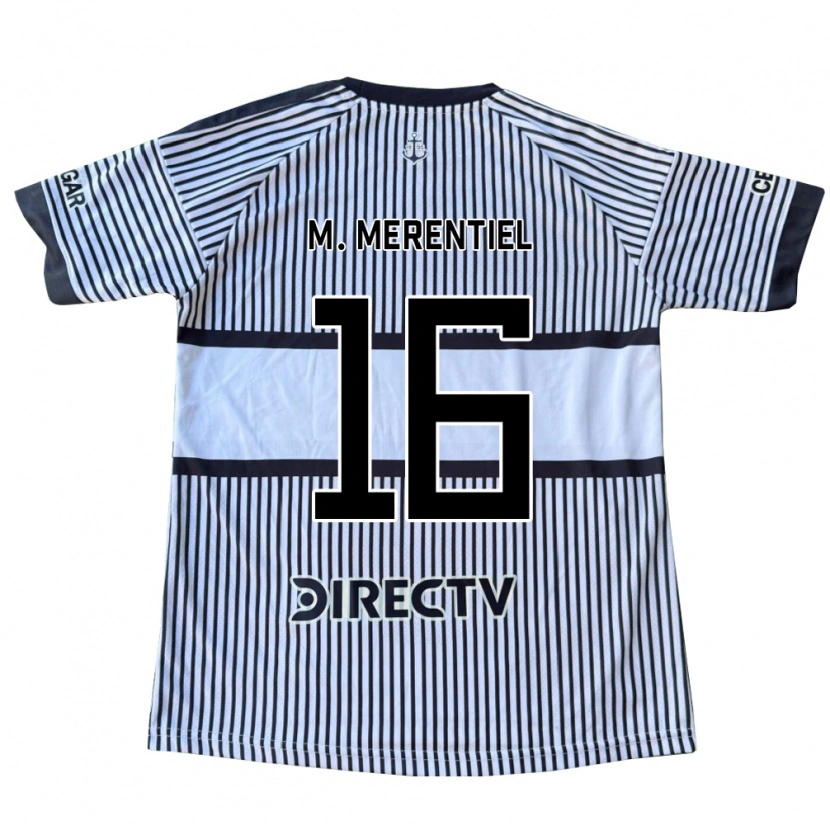 Danxen Heren Miguel Merentiel #16 Wit Zwart Geel Uitshirt Uittenue 2026/27 T-Shirt België
