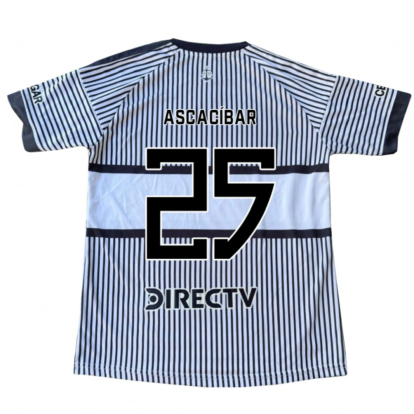 Danxen Heren Santiago Ascacíbar #25 Wit Zwart Geel Uitshirt Uittenue 2026/27 T-Shirt België