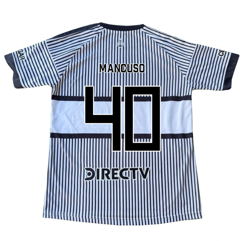 Danxen Heren Eros Mancuso #40 Wit Zwart Geel Uitshirt Uittenue 2026/27 T-Shirt België