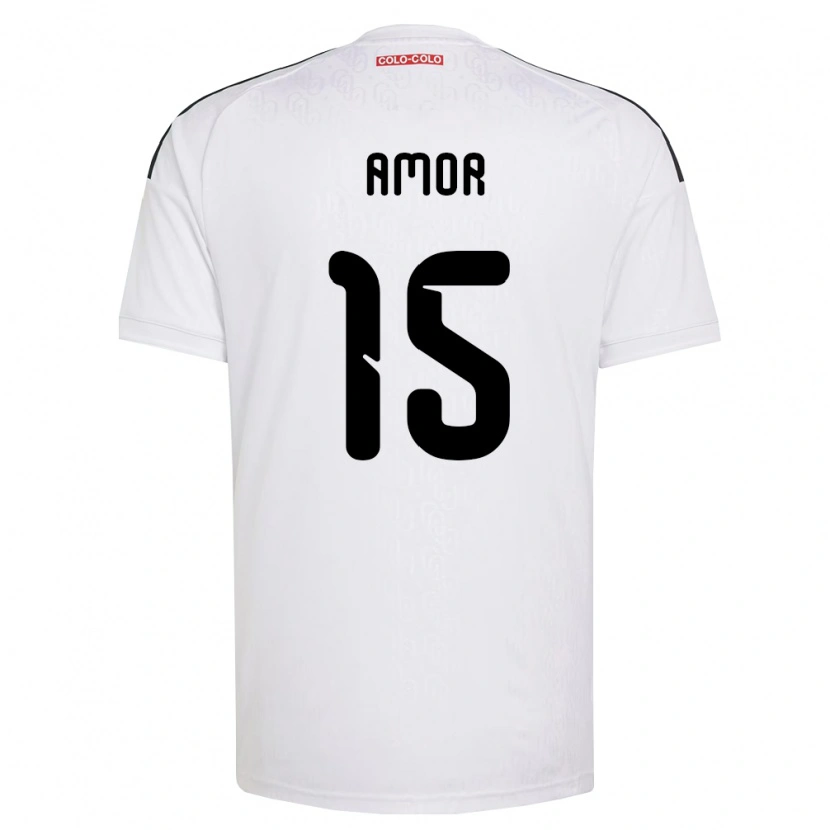 Danxen Dames Emiliano Amor #15 Wit Zwart Thuisshirt Thuistenue 2026/27 T-Shirt België