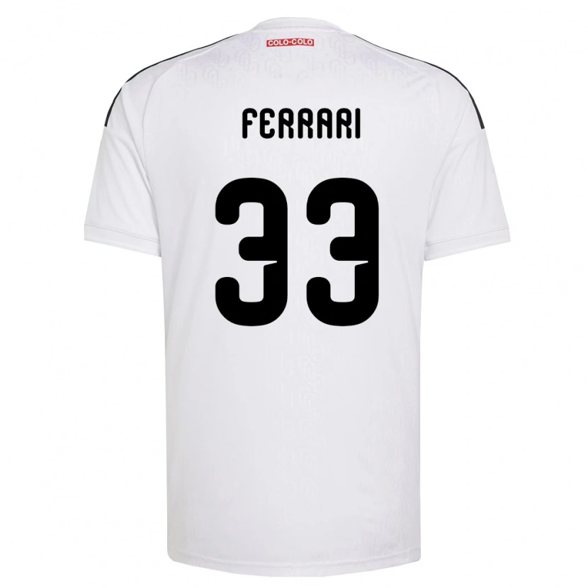 Danxen Dames Matías Ferrari #33 Wit Zwart Thuisshirt Thuistenue 2026/27 T-Shirt België