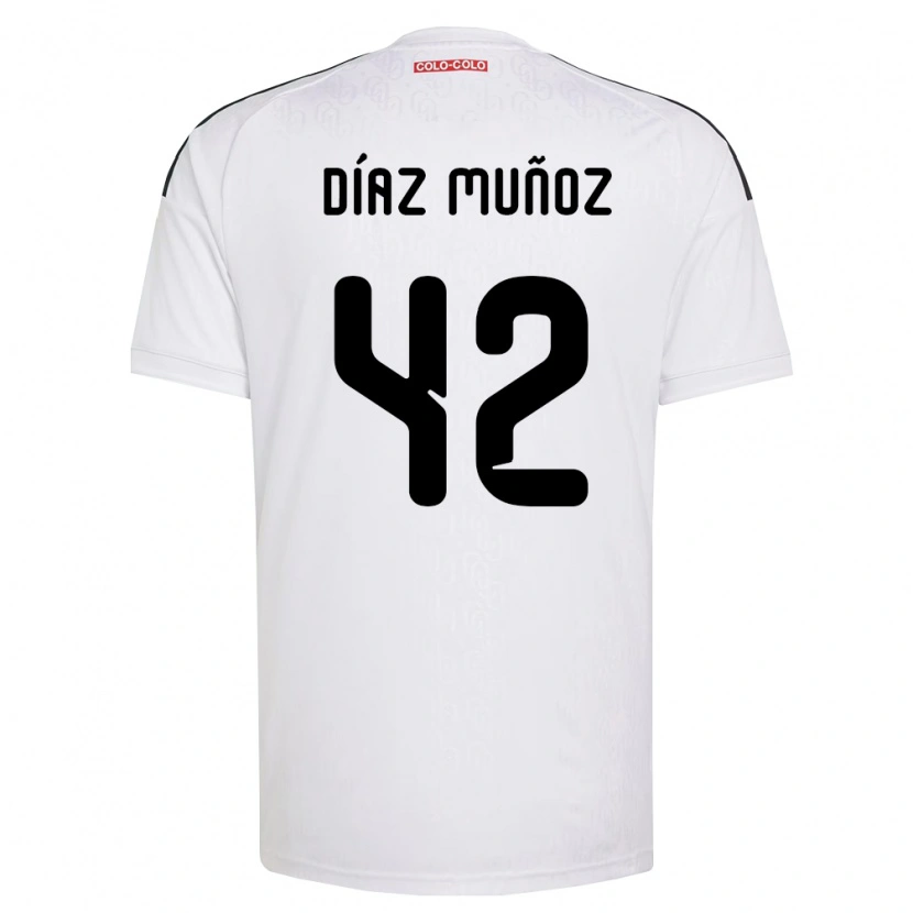 Danxen Dames Cristian Díaz Muñoz #42 Wit Zwart Thuisshirt Thuistenue 2026/27 T-Shirt België