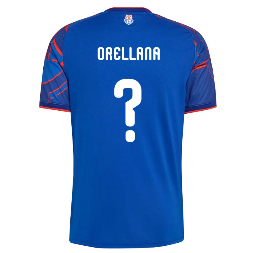 Danxen Dames Bastián Orellana #0 Koninklijk Blauw Rood Thuisshirt Thuistenue 2026/27 T-Shirt België