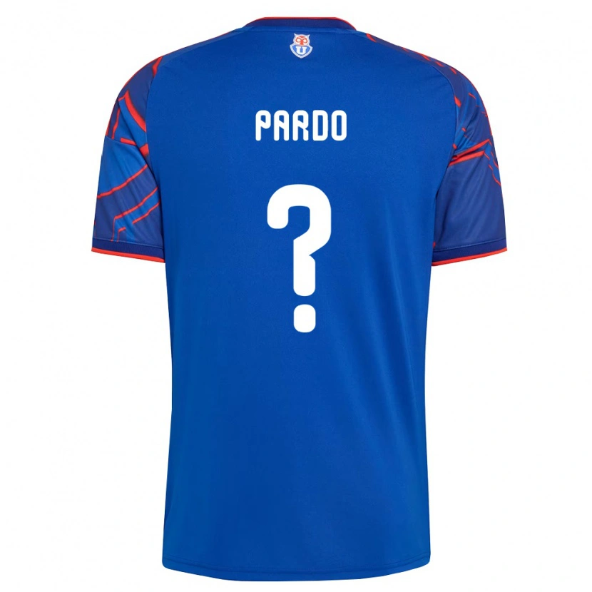 Danxen Dames Cristián Pardo #0 Koninklijk Blauw Rood Thuisshirt Thuistenue 2026/27 T-Shirt België
