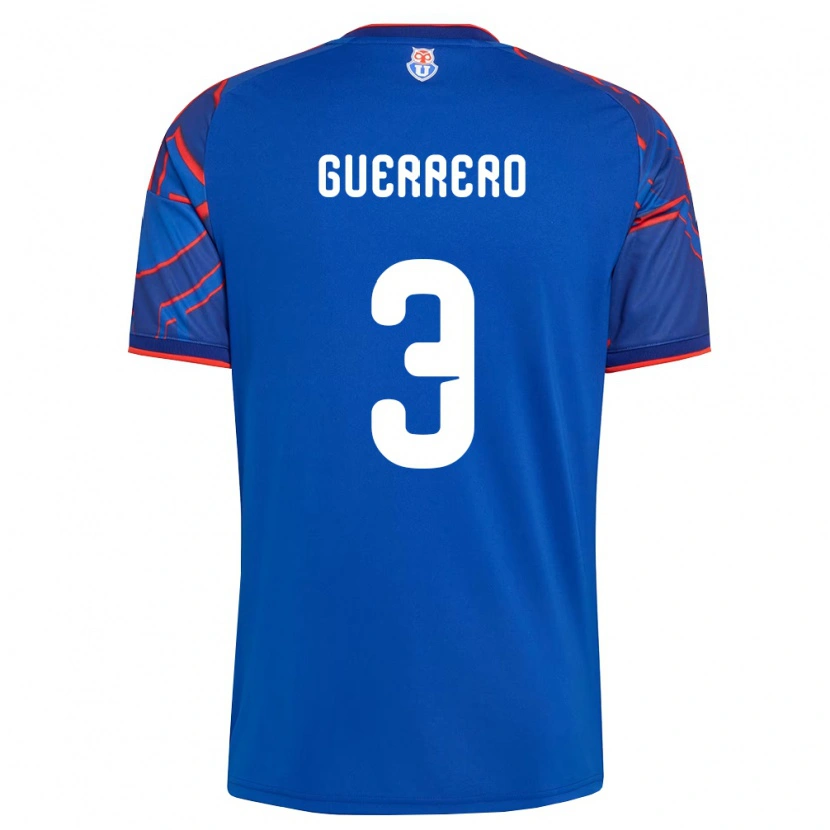 Danxen Dames Carla Guerrero #3 Koninklijk Blauw Rood Thuisshirt Thuistenue 2026/27 T-Shirt België