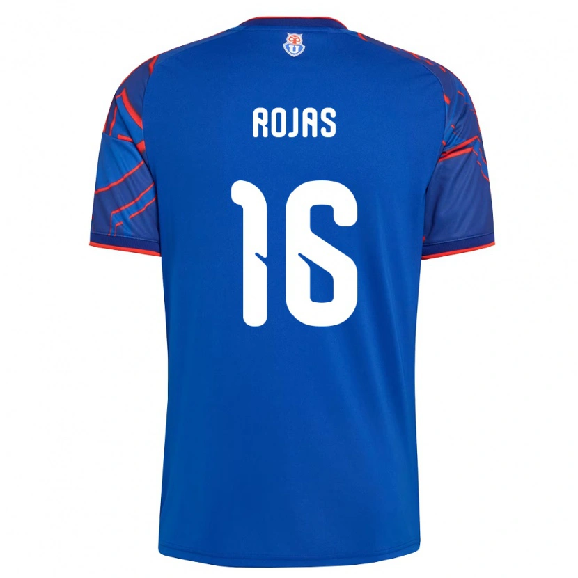Danxen Dames Elías Rojas #16 Koninklijk Blauw Rood Thuisshirt Thuistenue 2026/27 T-Shirt België