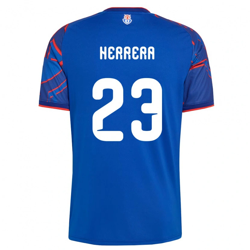 Danxen Dames Claudia Herrera #23 Koninklijk Blauw Rood Thuisshirt Thuistenue 2026/27 T-Shirt België