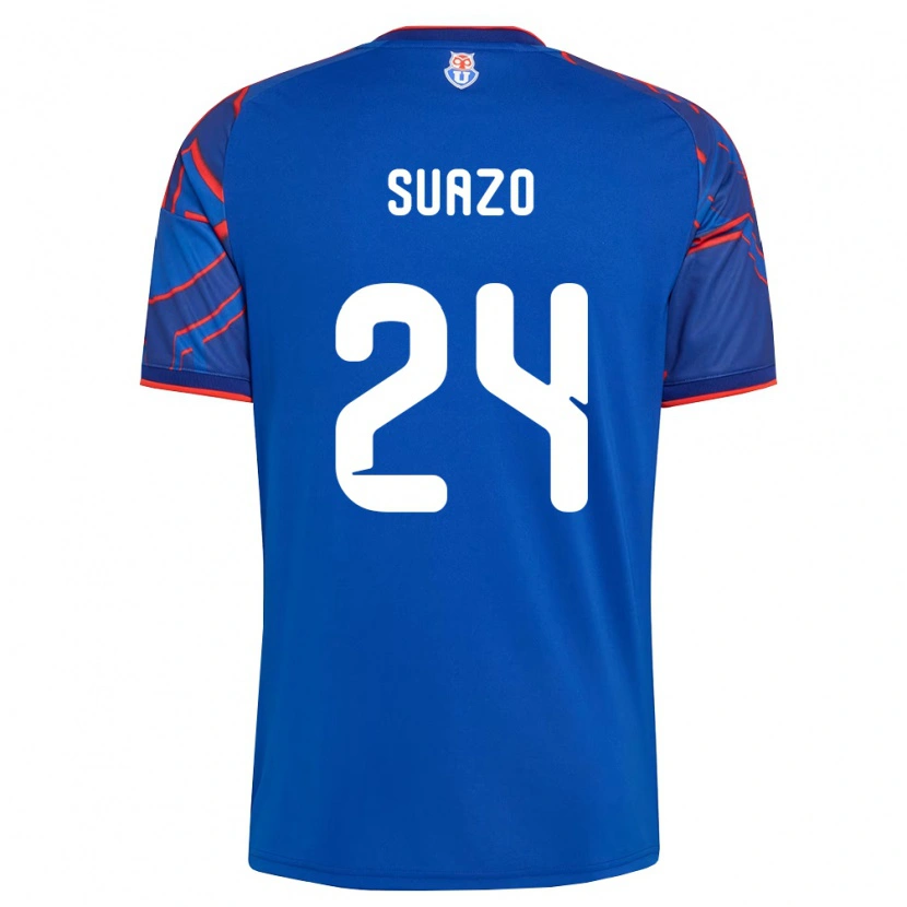 Danxen Dames Arantza Suazo #24 Koninklijk Blauw Rood Thuisshirt Thuistenue 2026/27 T-Shirt België