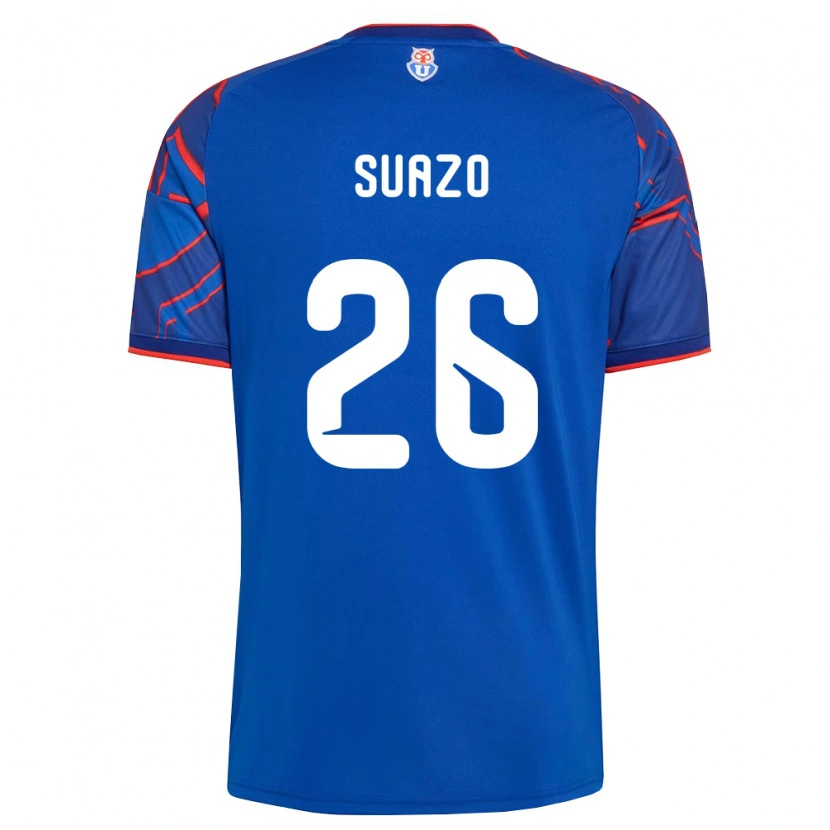 Danxen Dames Gretzel Suazo #26 Koninklijk Blauw Rood Thuisshirt Thuistenue 2026/27 T-Shirt België