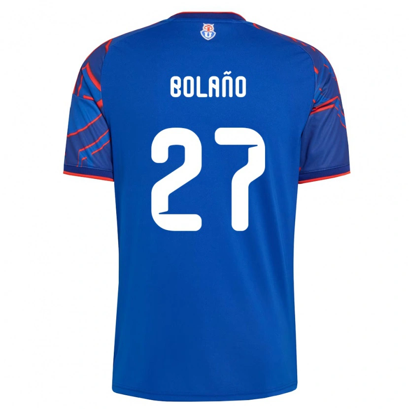 Danxen Dames Andrés Bolaño #27 Koninklijk Blauw Rood Thuisshirt Thuistenue 2026/27 T-Shirt België